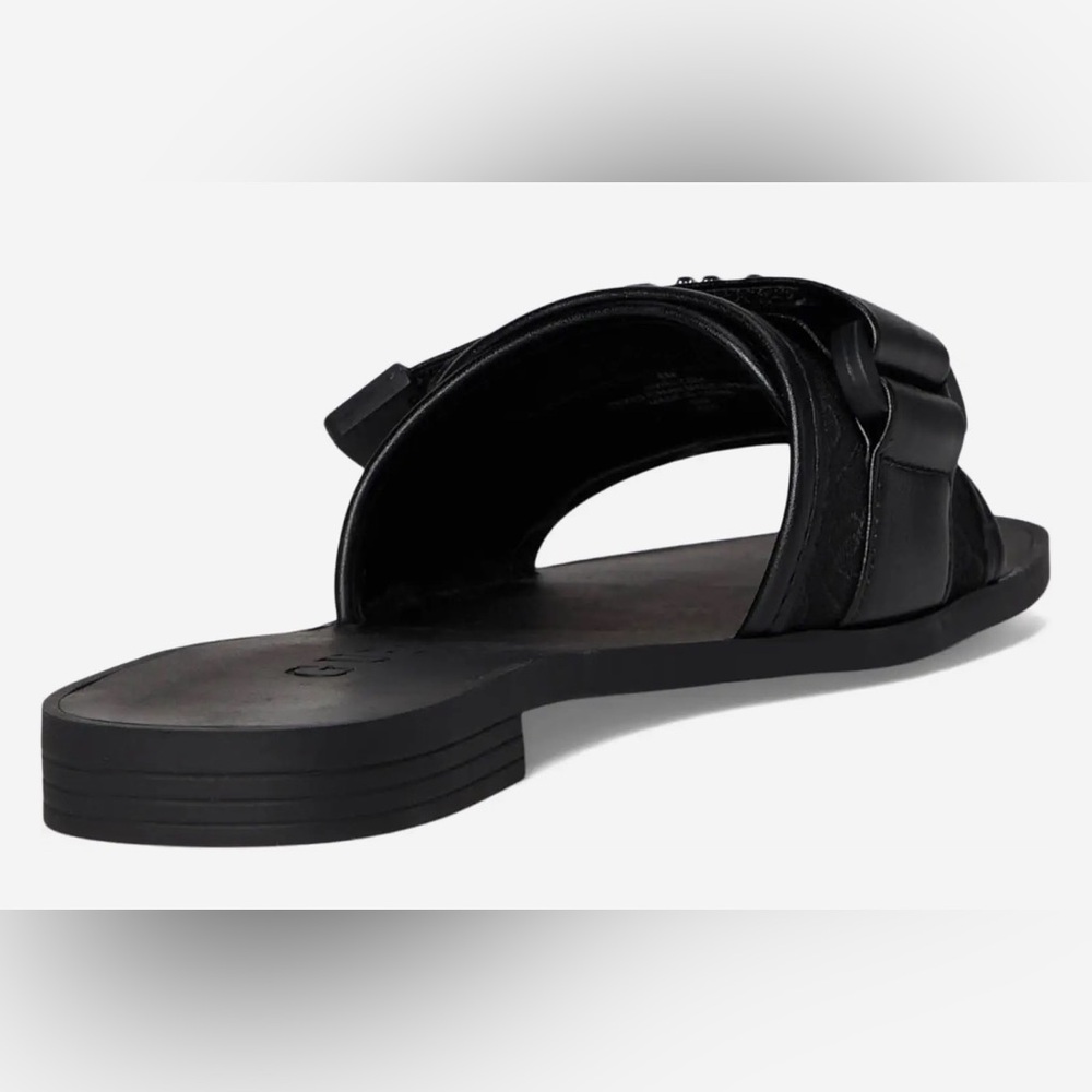 GUESS
Elyze Women's Slide Flat Black Sandals with Silver Logo
Size 7 - Picture 5 of 11